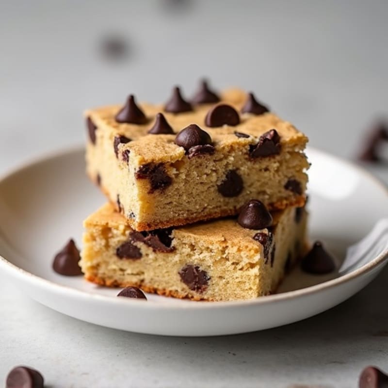 Protein-Packed Almond Flour Chocolate Chip Cookie Cake