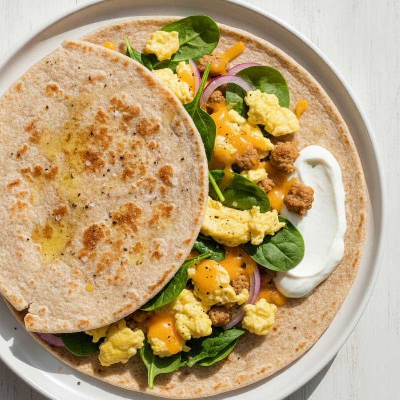 Savory Egg and Cheese Breakfast Wrap