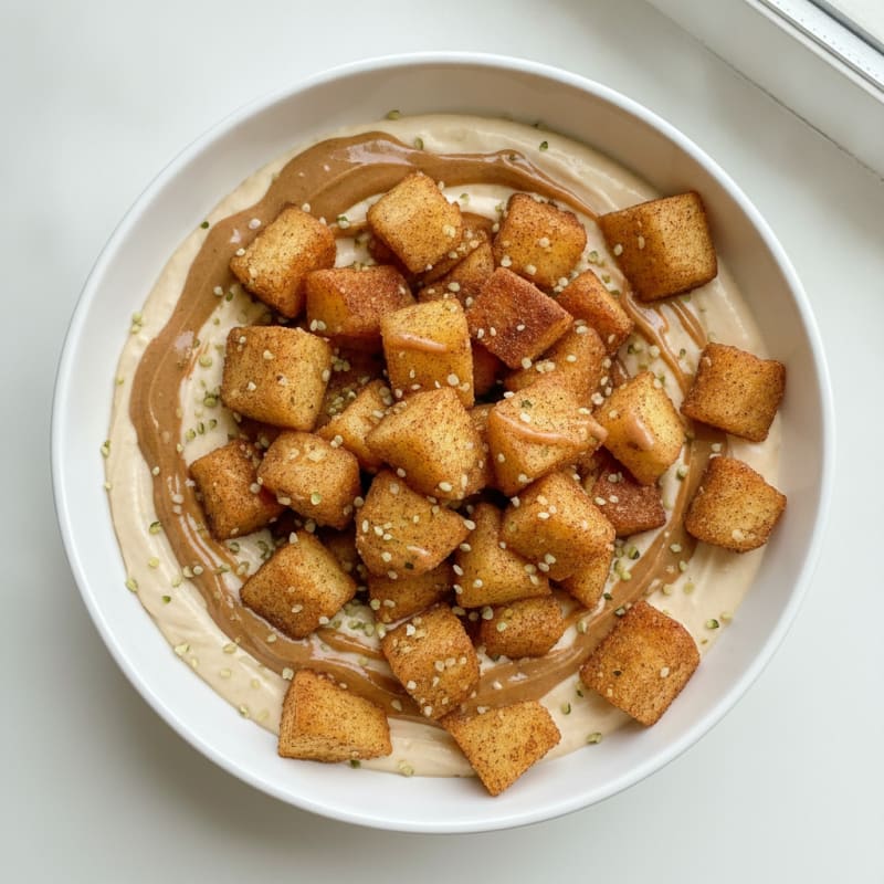 Cinnamon Apple Air Fryer Bites