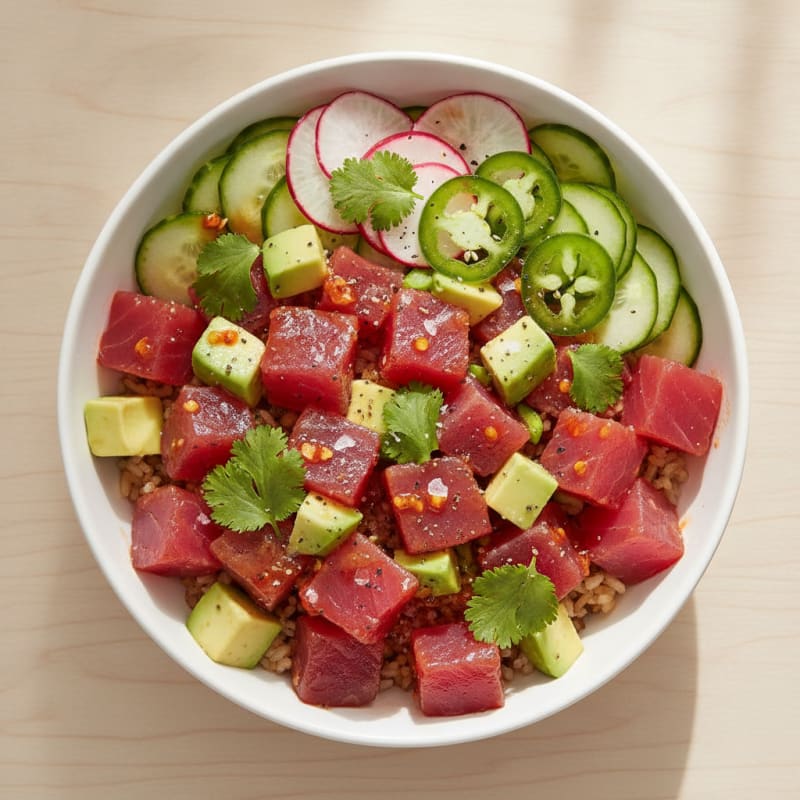 Avocado Mexican Poke Bowl