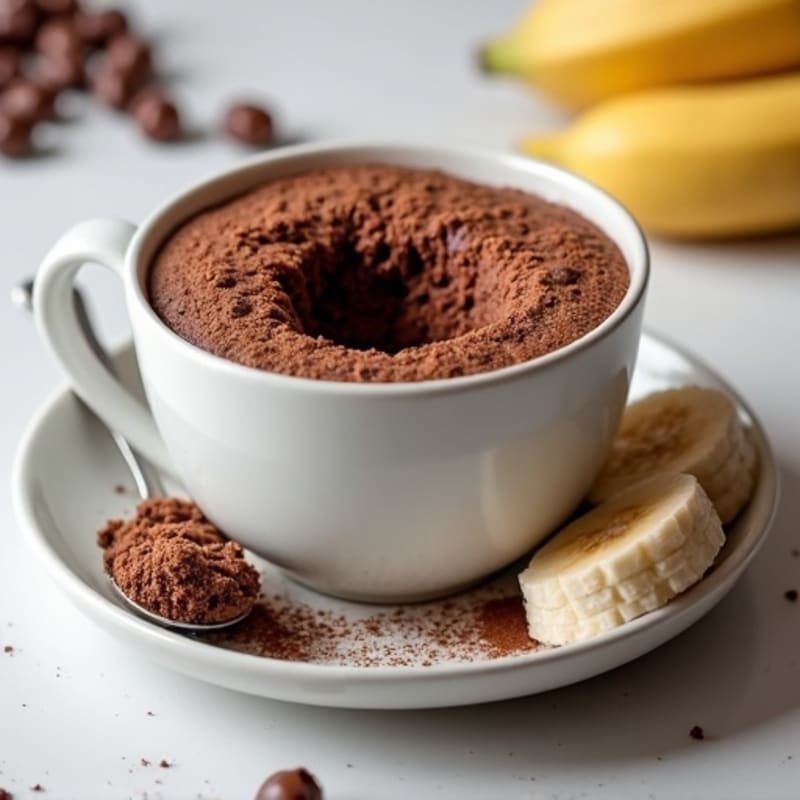 Double Chocolate Protein Mug Cake