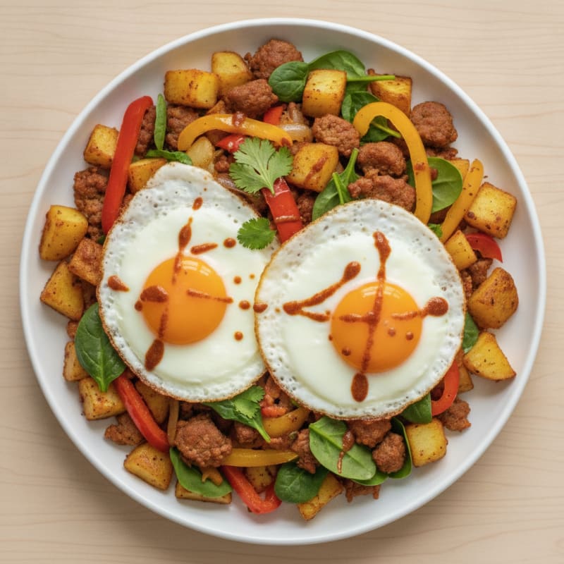 Spicy Chorizo and Potato Hash