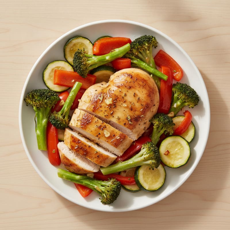 Lemon Herb Chicken and Roasted Vegetables