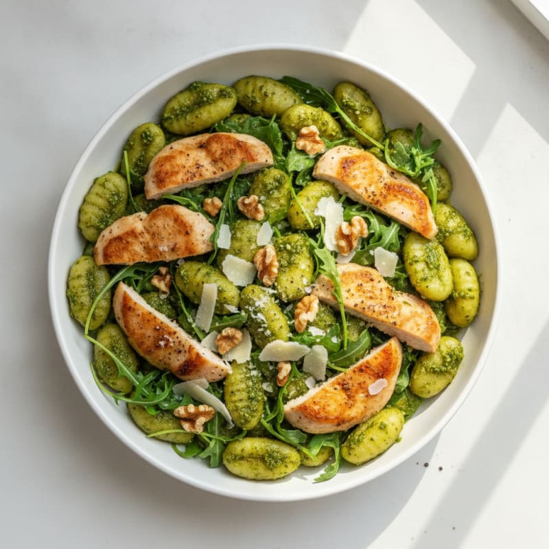 Gnocchi with Arugula Pesto