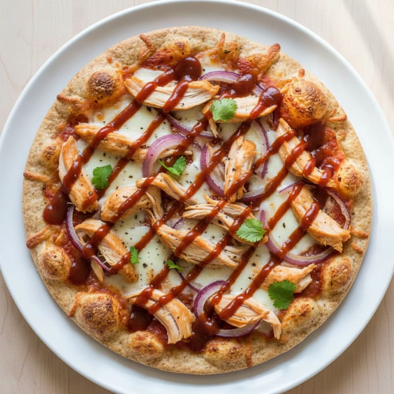 Crispy BBQ Chicken and Caramelized Onion Pizza