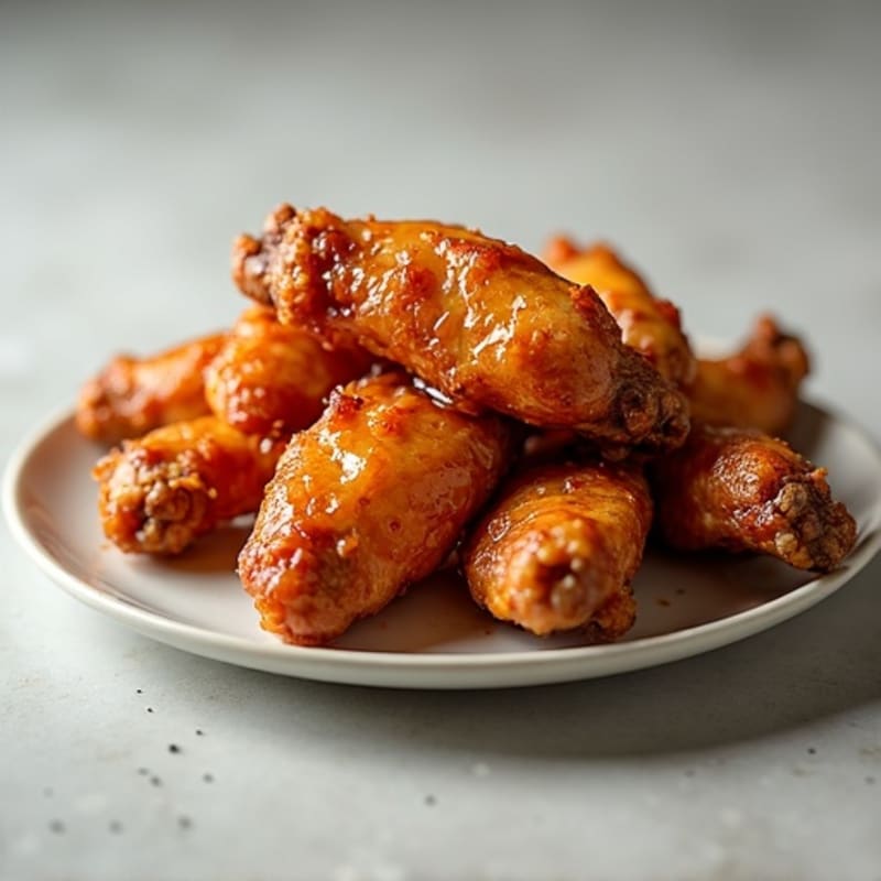 Crispy Baked Honey-Garlic Chicken Wings