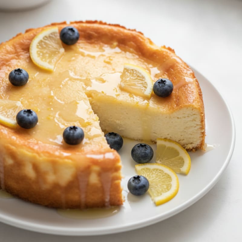 Creamy Greek Yogurt Protein Cheesecake