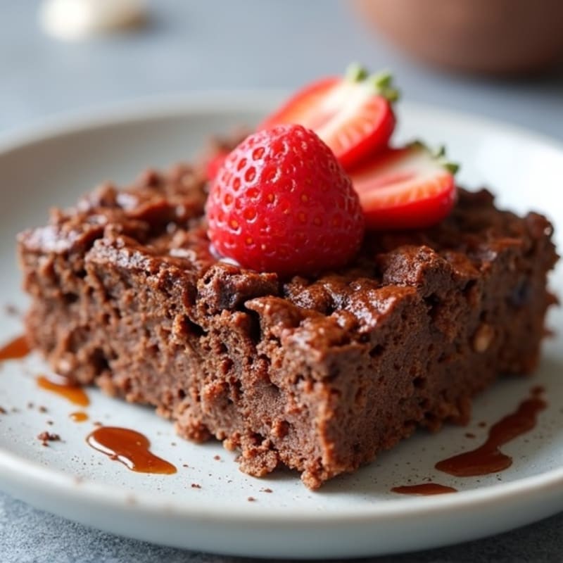 Rich Dark Chocolate Protein Baked Oats