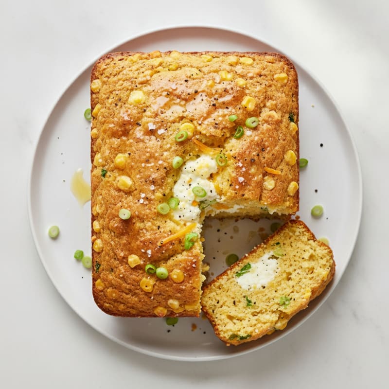 Savory Protein Cornbread Loaf