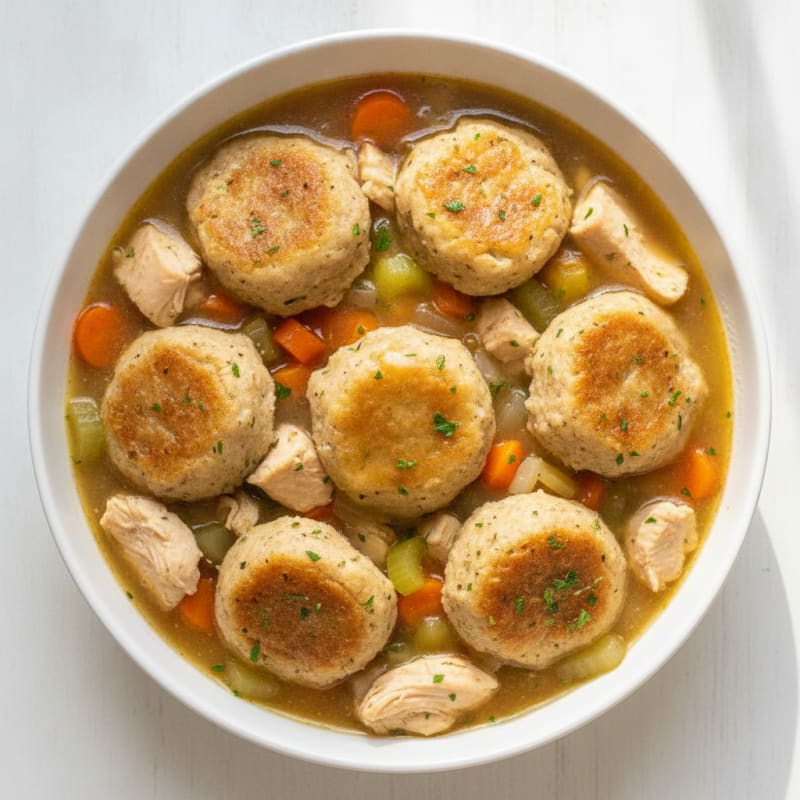 Homestyle Chicken and Herb Dumplings