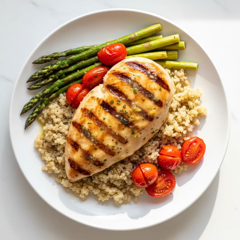 Grilled Chicken with Lemon-Herb Marinade