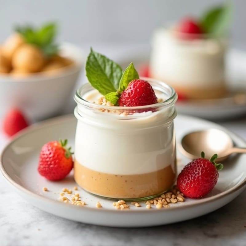Silky Greek Yogurt Protein Pudding with Almond Butter