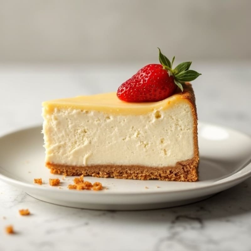 Vanilla Protein Cheesecake with Greek Yogurt