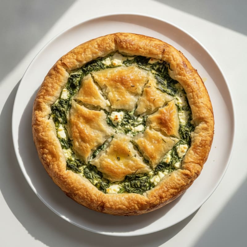 Spinach and Feta Phyllo Pie