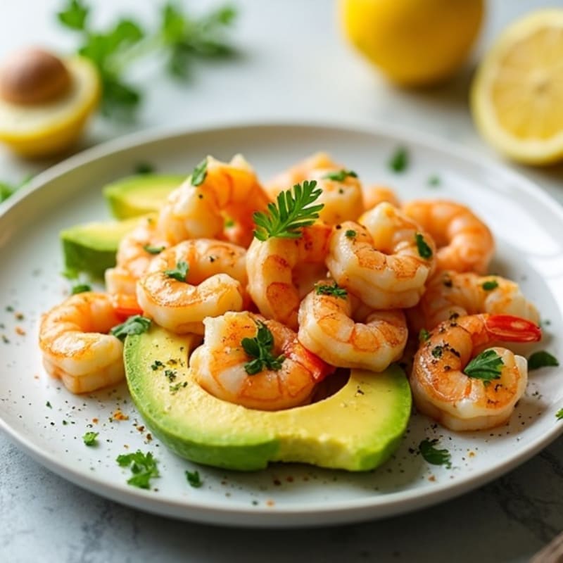 Fresh Citrus Shrimp with Creamy Avocado