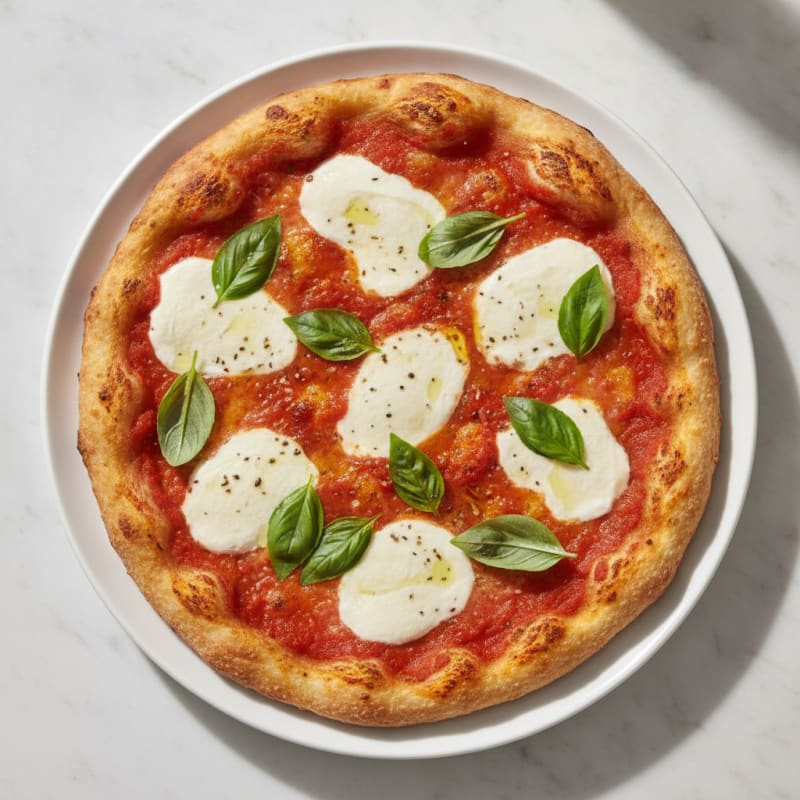 Classic Margherita Pizza with Fresh Basil