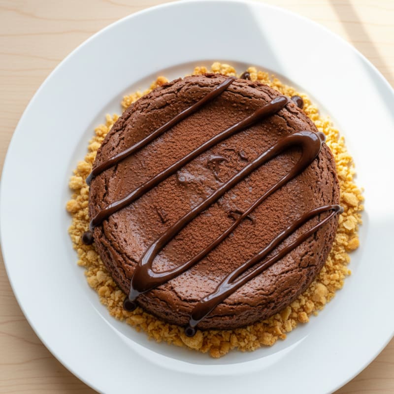 Chocolate Protein Cheesecake with Greek Yogurt