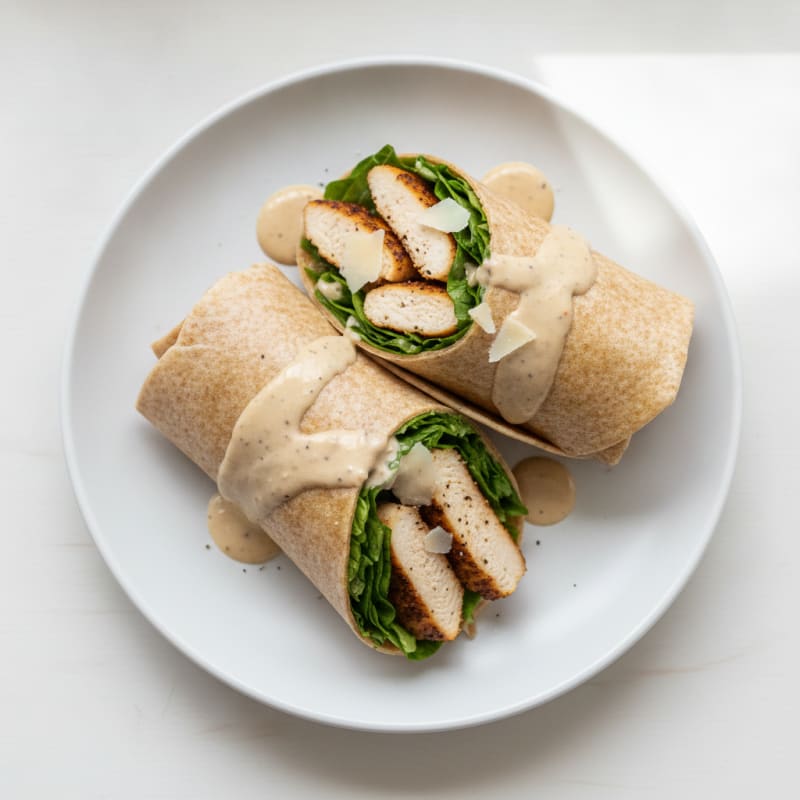 Chicken Caesar Salad Wrap