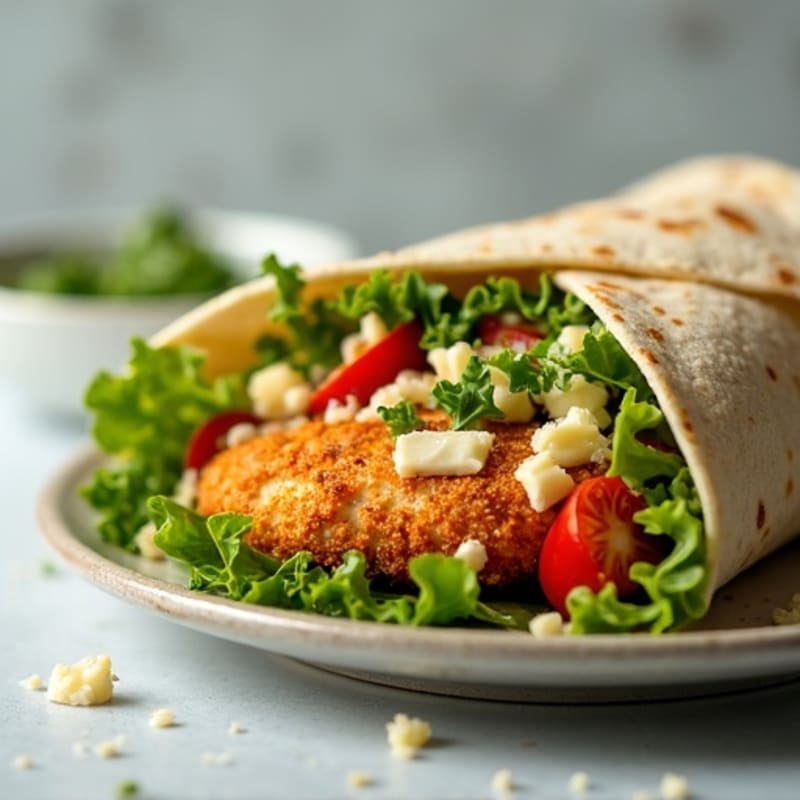 Crispy Chicken Caesar Wrap