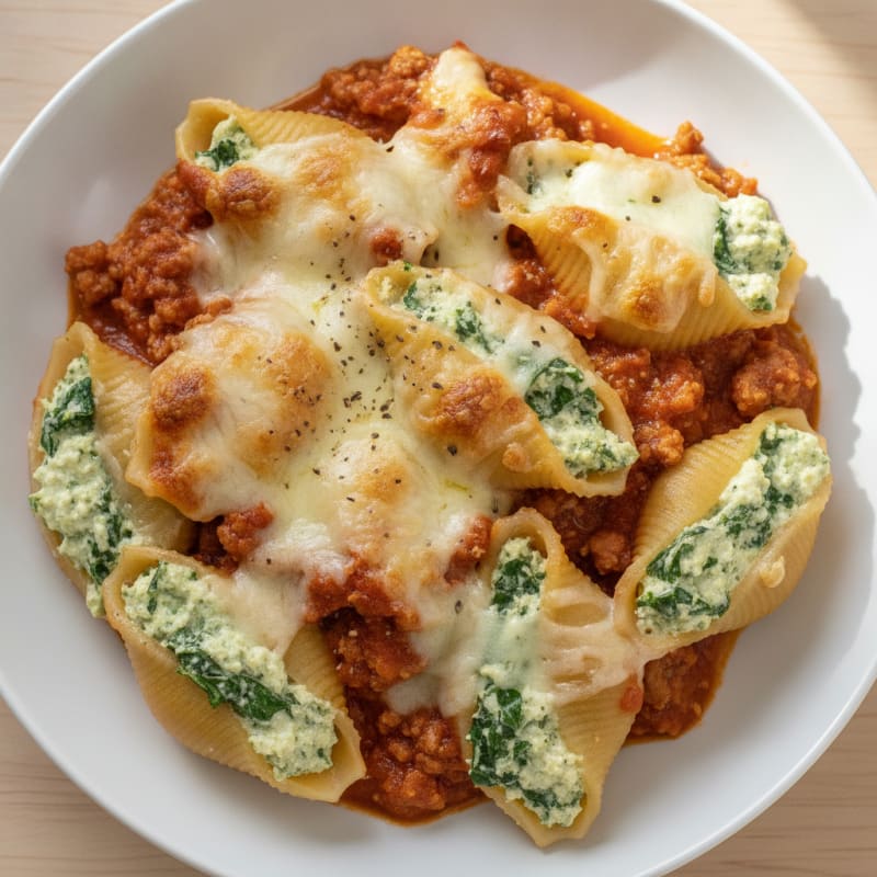 Spinach & Ricotta Stuffed Shells