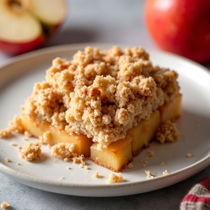 Protein-Packed Apple Oat Crumble