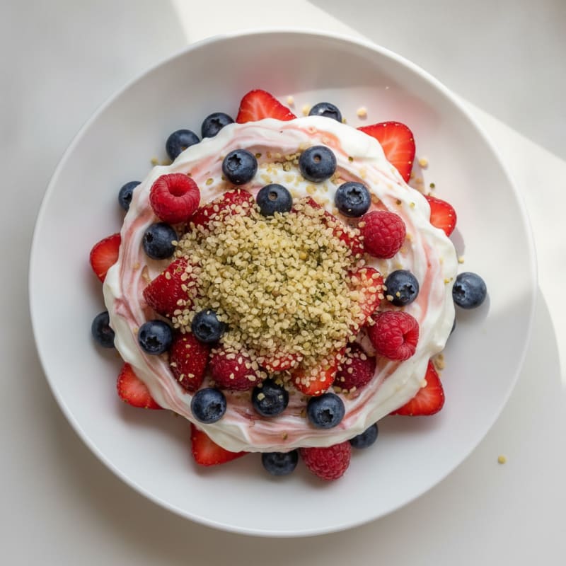 Creamy Greek Yogurt Protein Parfait with Mixed Berries