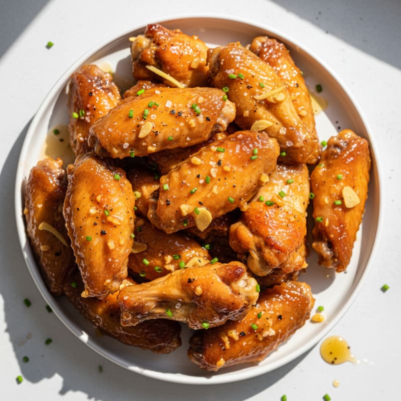Honey-Garlic Glazed Chicken Wings