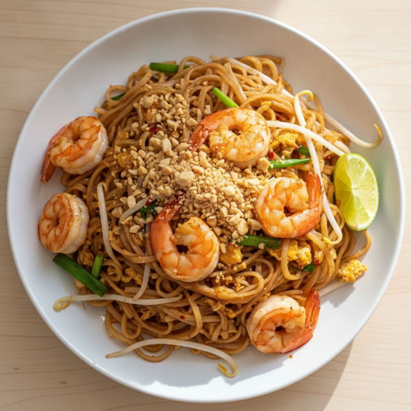 Shrimp Pad Thai Noodles