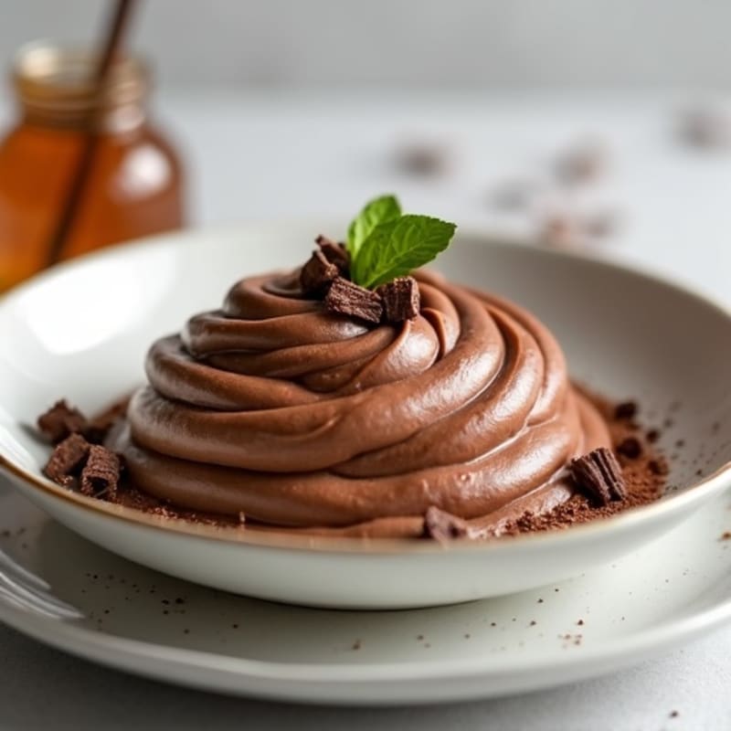 Silky Chocolate Protein Pudding