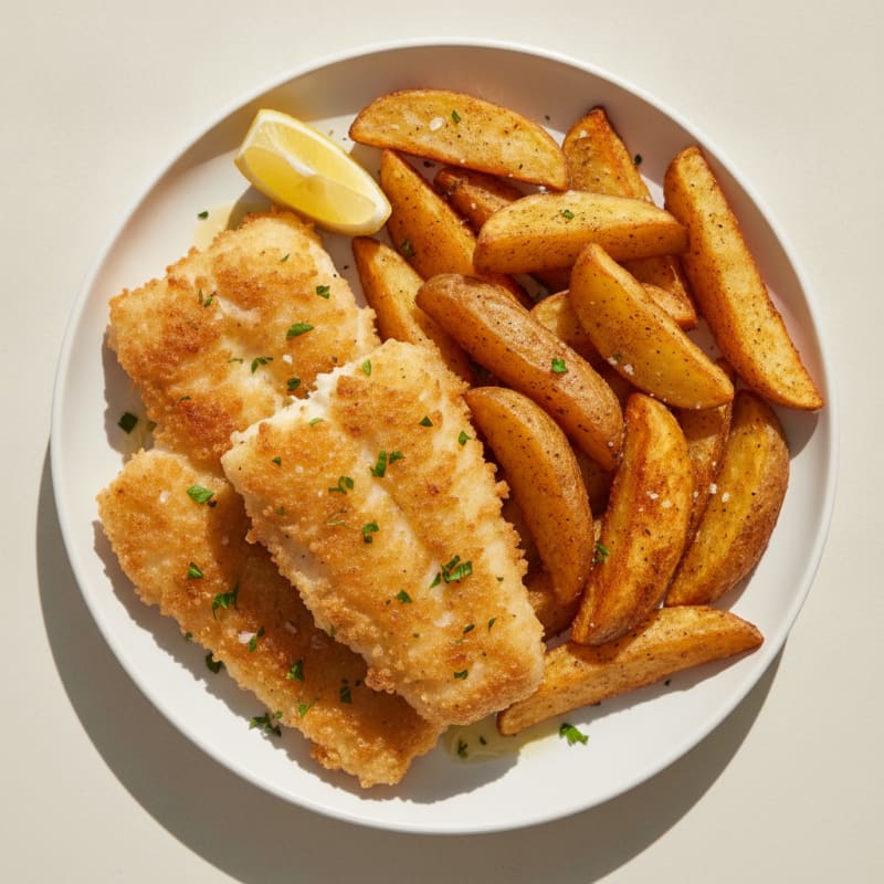 Beer-Battered Fish and Chips