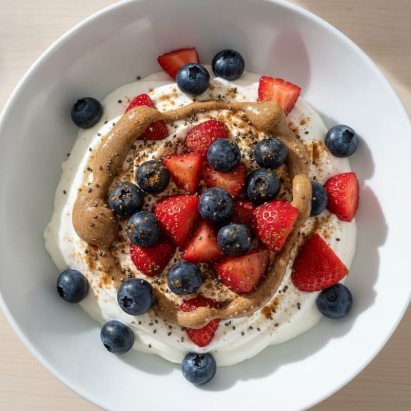 Greek Yogurt Berry Protein Bowl