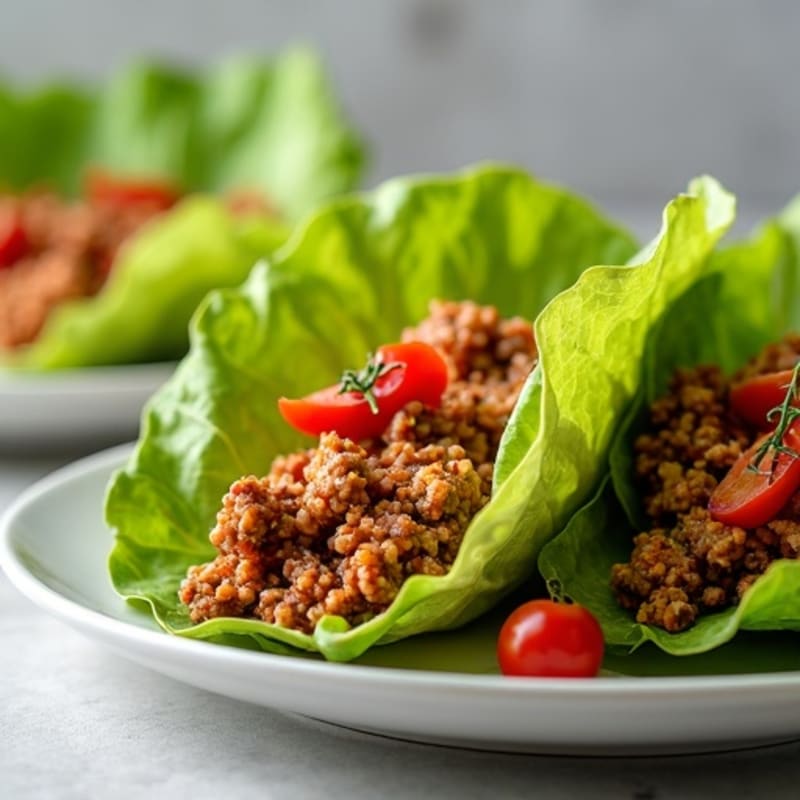 Saucy Lean Ground Turkey Sloppy Joe Lettuce Wraps