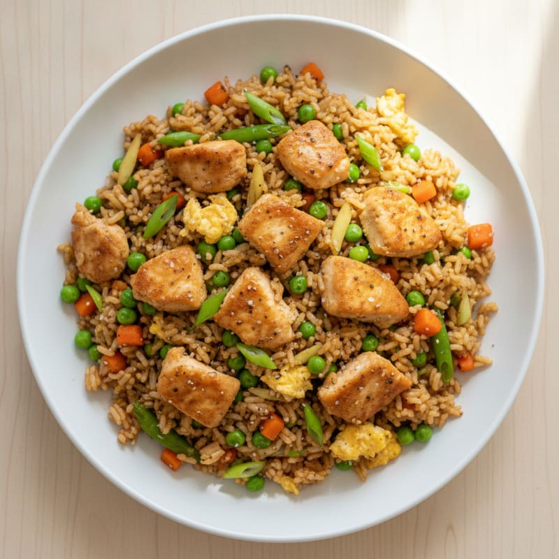 Chicken and Vegetable Fried Rice