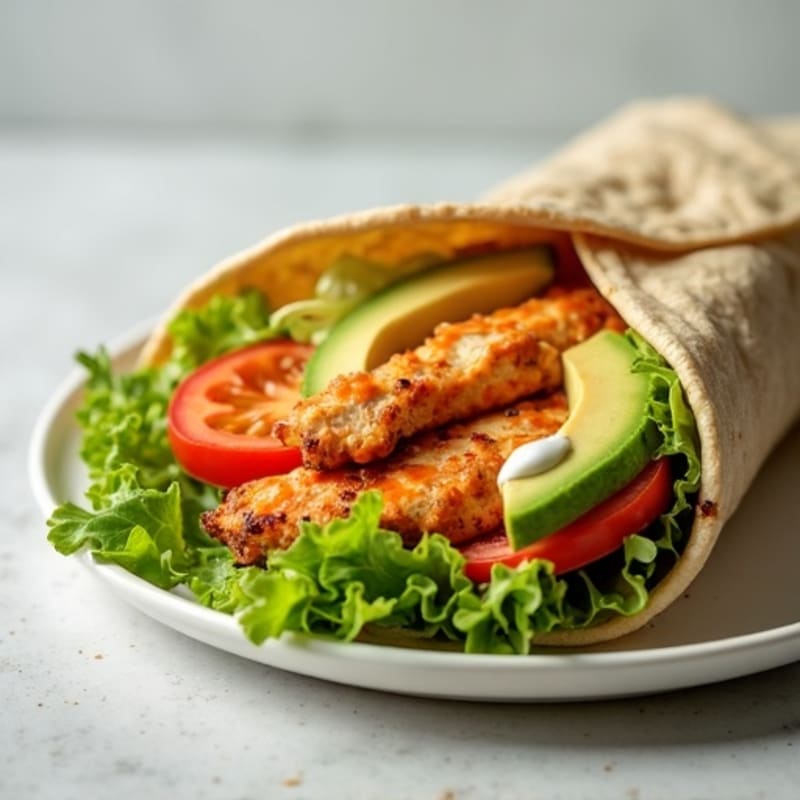 Creamy Buffalo Chicken Wrap