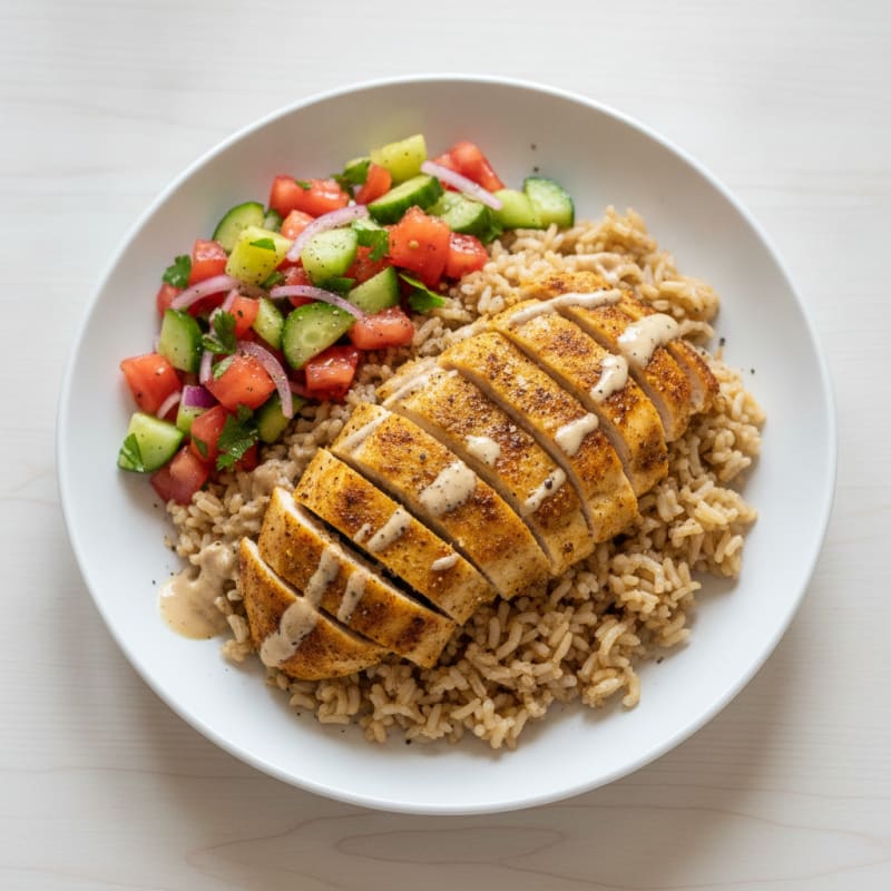 Chicken Shawarma Rice Bowl