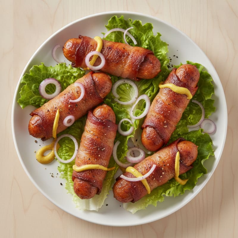 Bacon-Wrapped Hot Dogs
