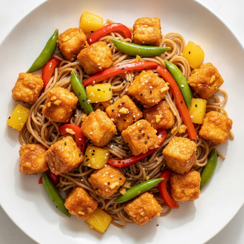 Sweet and Sour Chicken Noodles