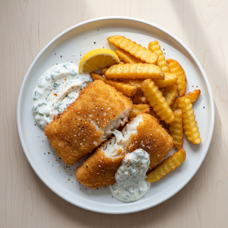 Crispy Beer-Battered Fish with Golden Fries