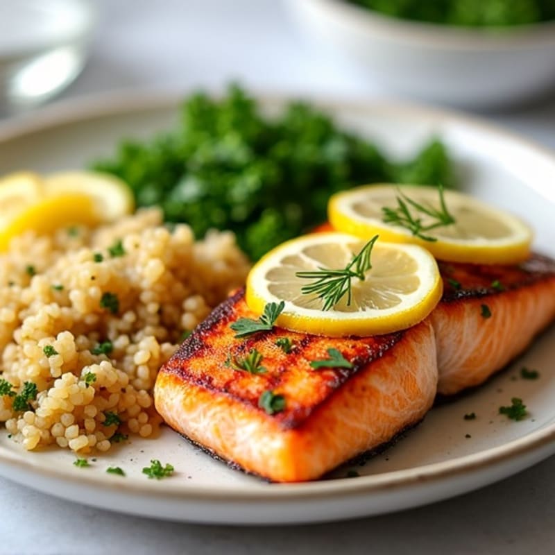 Lemon Herb Grilled Salmon