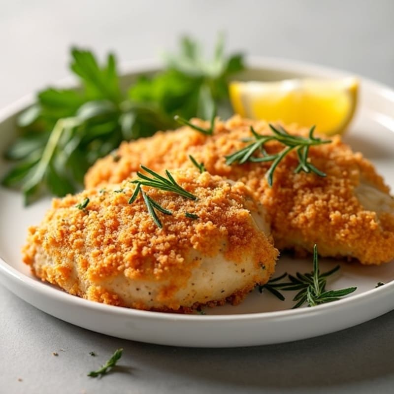 Crispy Baked Buttermilk Chicken with Herbs