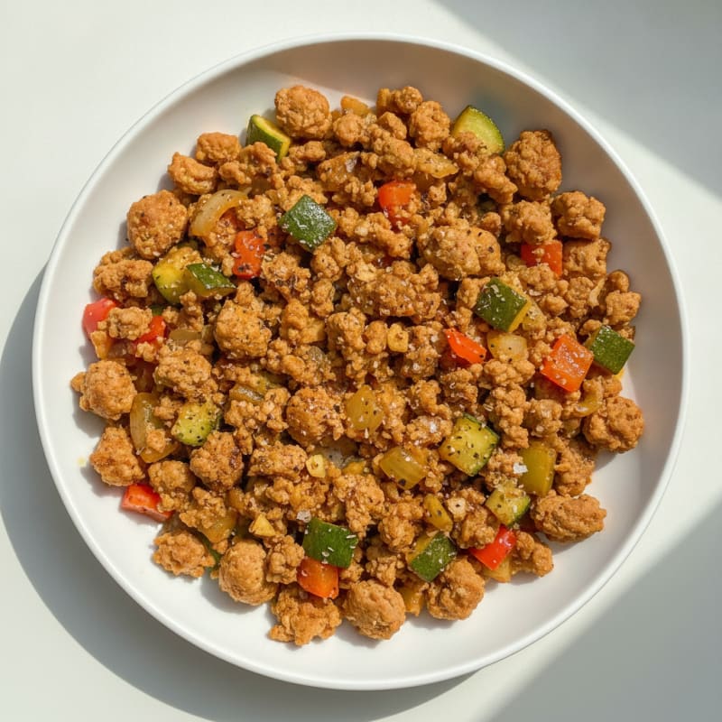 Savory Ground Turkey Skillet with Vegetables