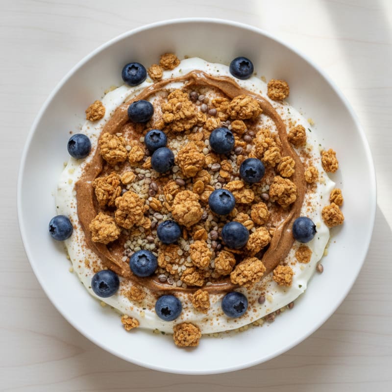 Nutty Granola Protein Power Bowl