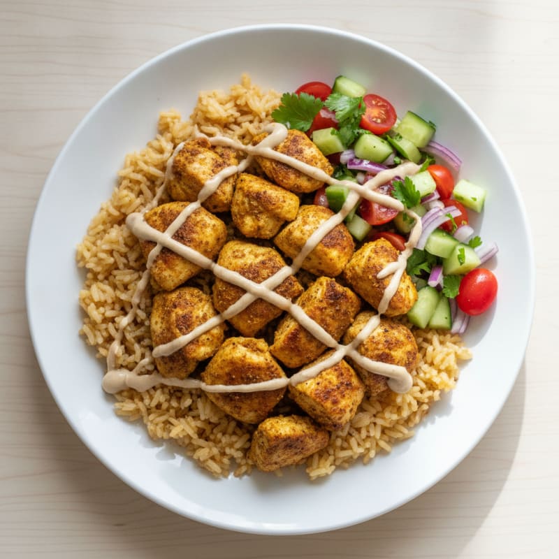 Chicken Shawarma Rice Bowl
