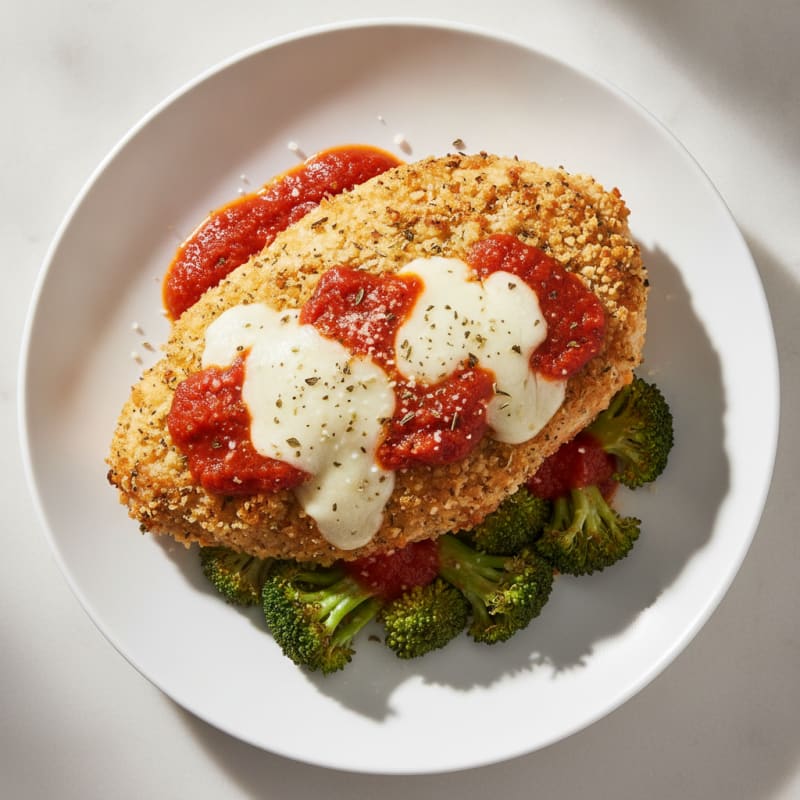 Baked Chicken Parmesan with Marinara