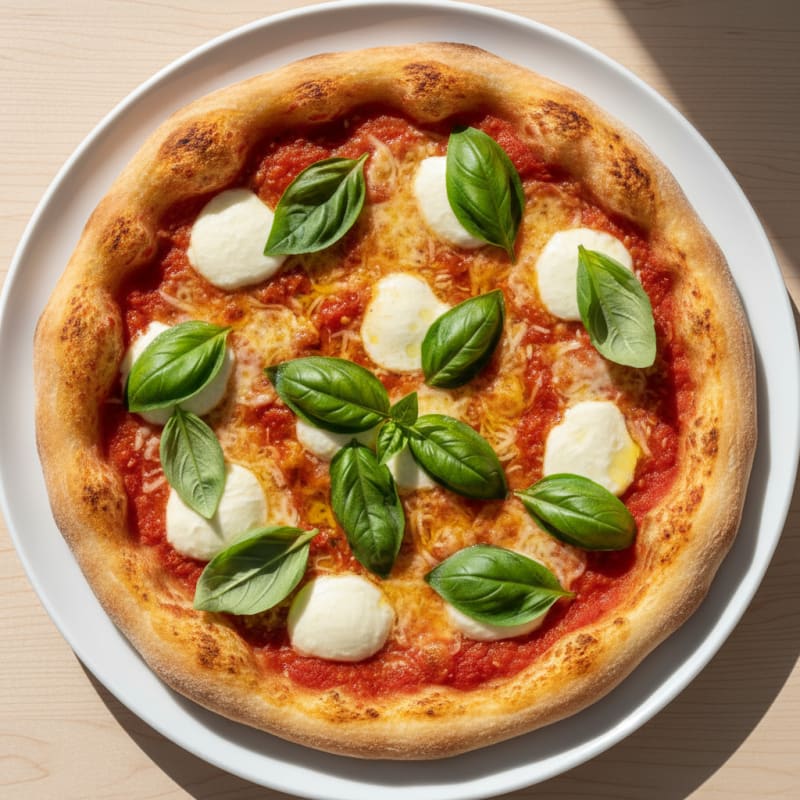 Classic Margherita Pizza with Fresh Basil