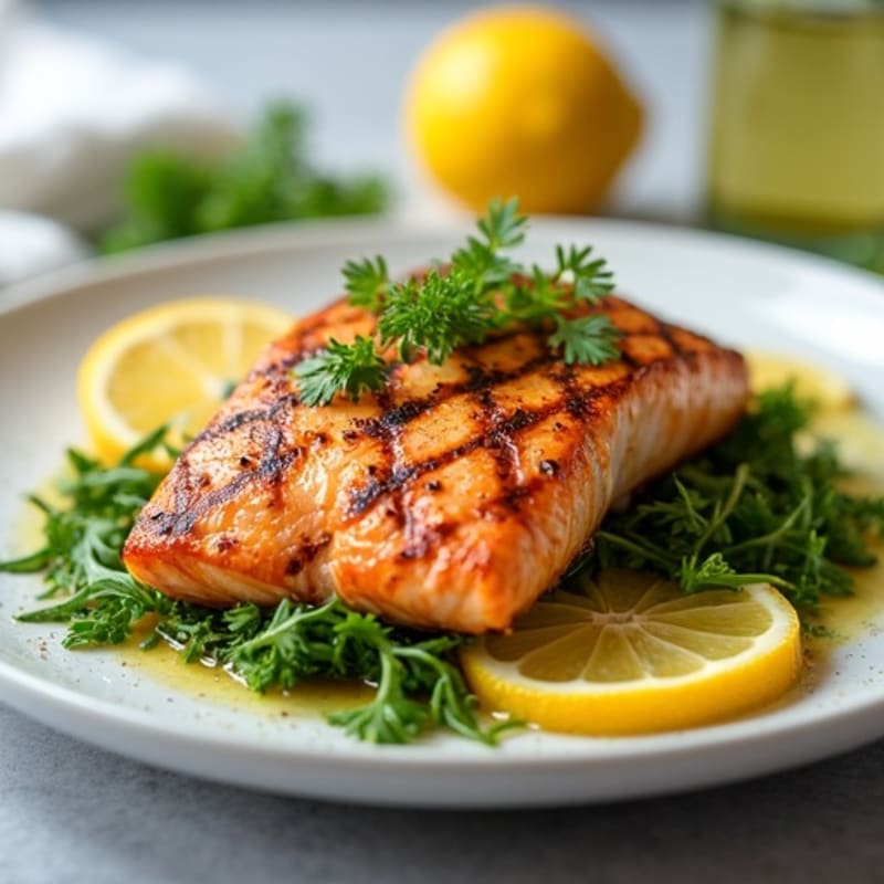 Lemon Herb Grilled Salmon