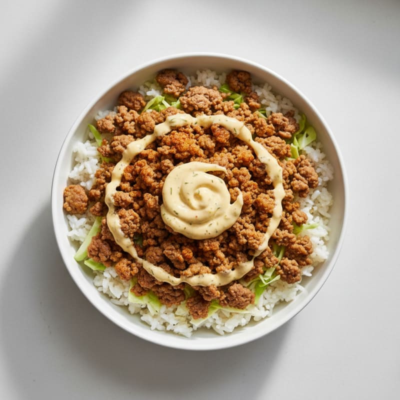 Crispy Beef and Special Sauce Bowl