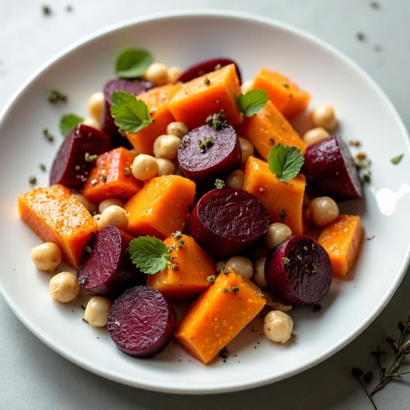 Maple-Roasted Sweet Potato and Beet Medley