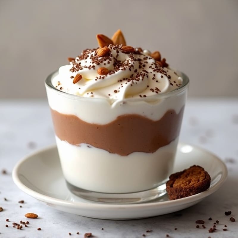 Creamy Greek Yogurt with Chocolate Protein and Almond Butter