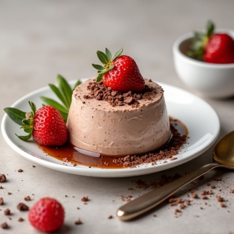 Creamy Chocolate Protein Cottage Cheese Dessert